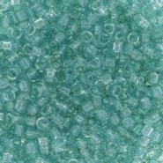 Miyuki Delica Perlen 11/0 - Transparent sea foam luster DB-112